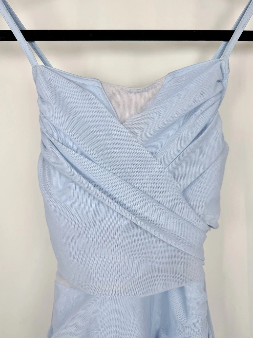 Balera Light Blue Mesh Lyrical Dance Dress Leotard Costume Girls LC Large Child